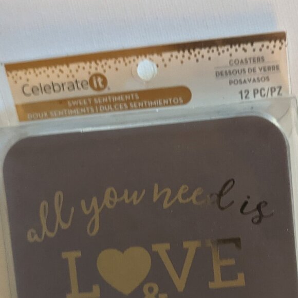 NWT Bachelorette Hen Party Wedding Reception Coasters Paper Plates Celebrate It - Picture 7 of 8